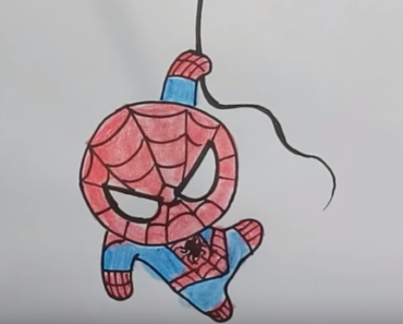 370x297 How To Draw Spider Man Chibi Archives - Chibi Spiderman Drawing