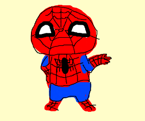 300x250 Chibi Spiderman Drawing - Chibi Spiderman Drawing