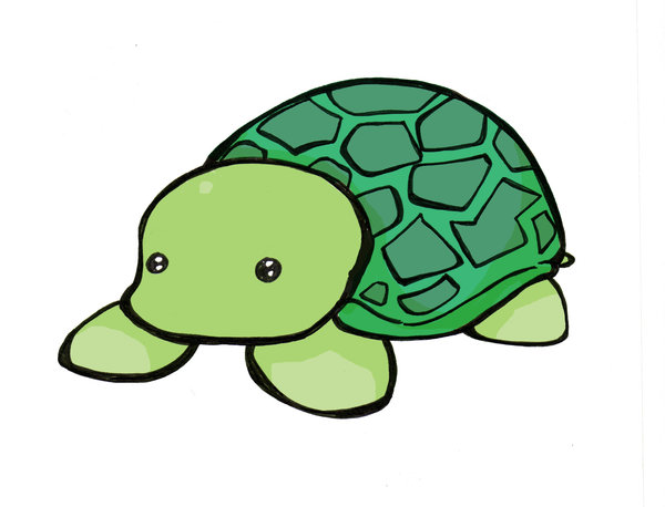 600x458 Chibi Turtle Drawing - Chibi Turtle Drawing