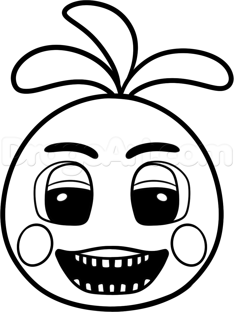 930x1241 how to draw toy chica easy, step - Chica Drawing