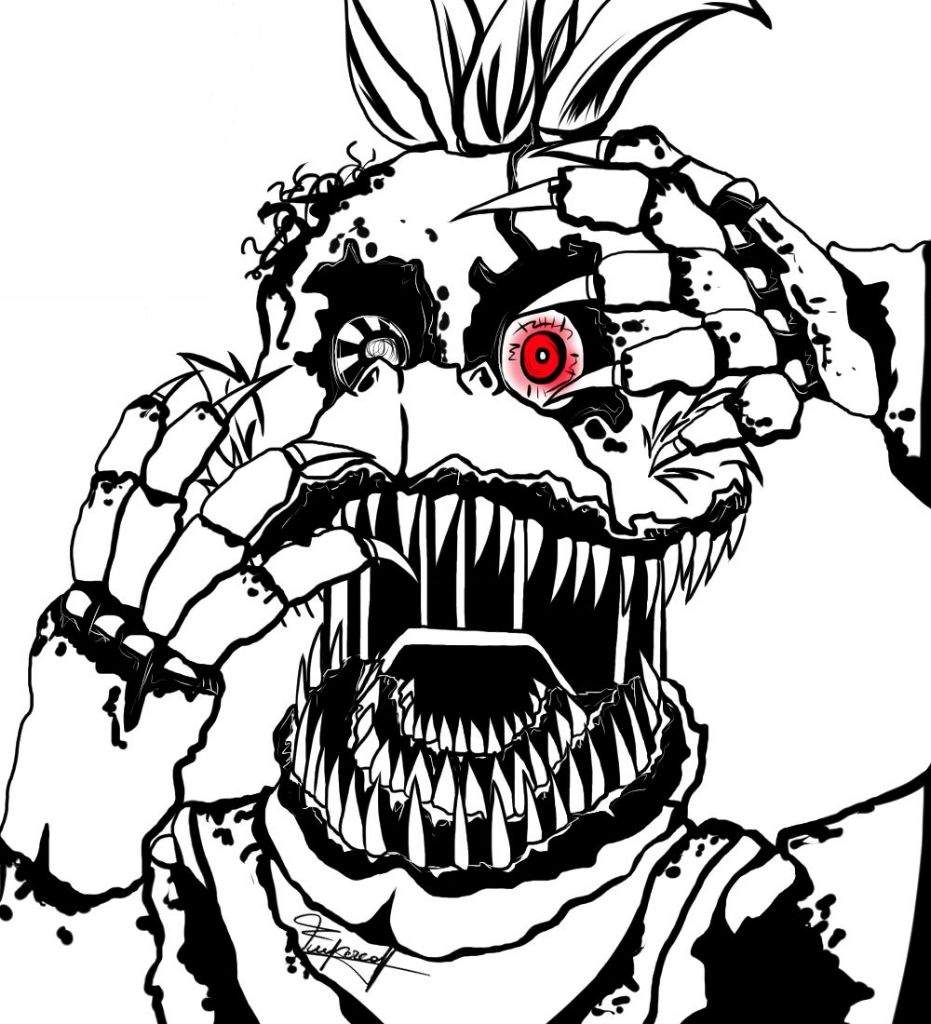 931x1024 that one nightmare chica drawing five nights at freddy's amino - Chica Drawing
