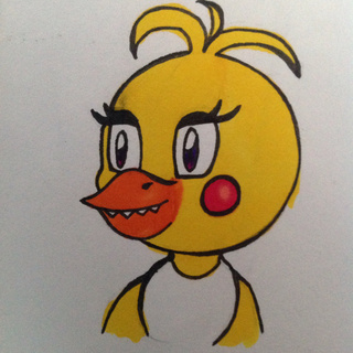 320x320 tired to draw toy chica from fnaf what do you think - Chica Drawing