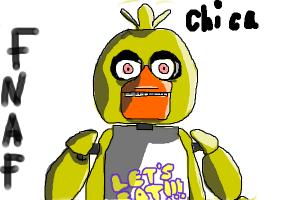 300x200 chica fnaf - Chica Drawing