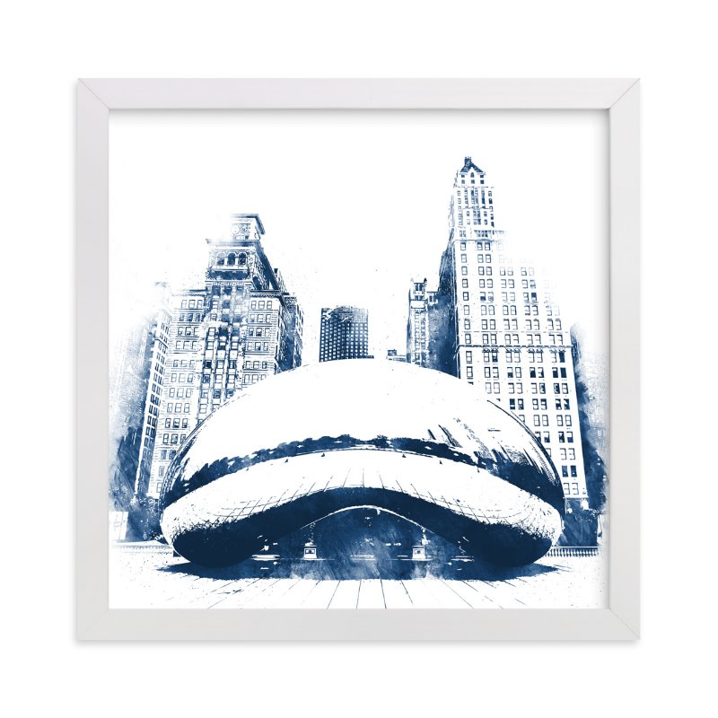 800x800 chicago bean wall art prints - Chicago Bean Drawing
