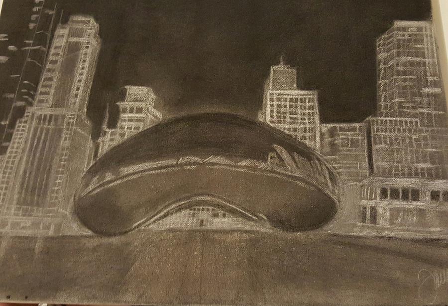 900x614 chicago bean drawing - Chicago Bean Drawing