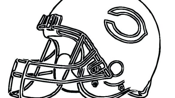 585x329 crafty design ideas chicago bears coloring pages helmet drawing - Chicago Bears Helmet Drawing
