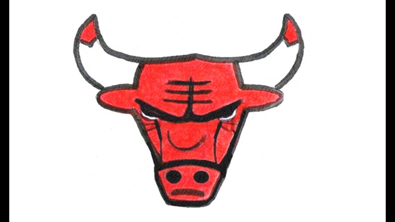 1280x720 como desenhar o escudo do chicago bulls - Chicago Bulls Drawing