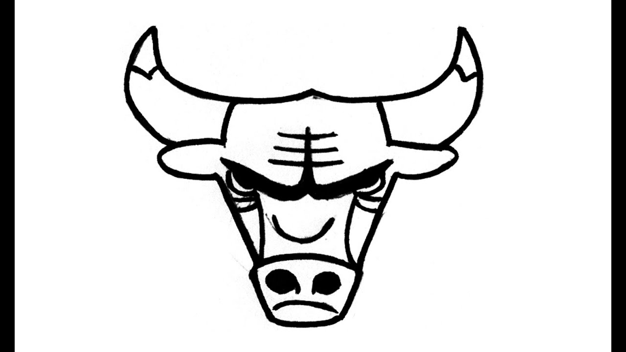 1280x720 download how to draw the chicago bulls logo - Chicago Bulls Logo Drawing