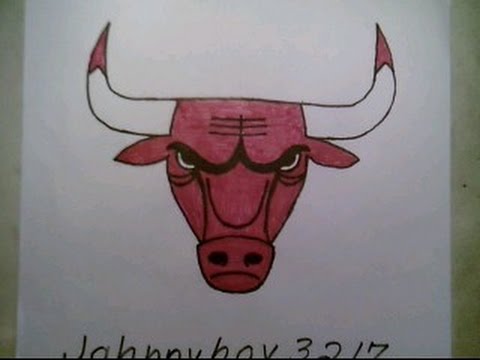 480x360 how to draw chicago bulls logo - Chicago Bulls Logo Drawing