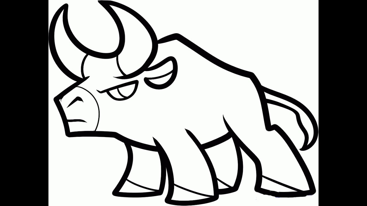1280x720 huge collection of 'bulls drawing' download more than images - Chicago Bulls Logo Drawing
