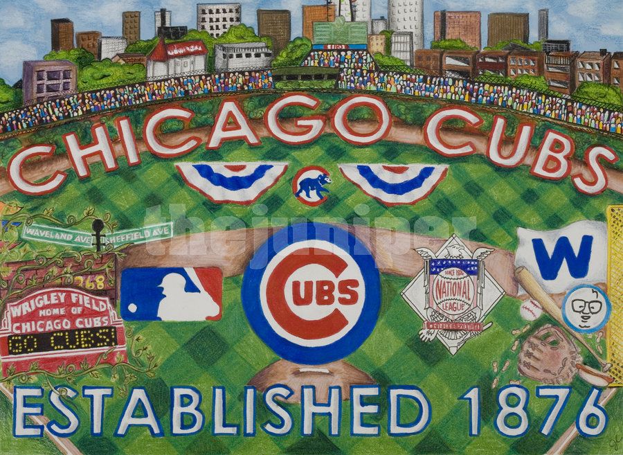 900x657 chicago cubs wallpaper chicago cubs drawing - Chicago Cubs Drawings