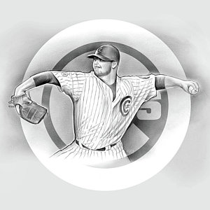 300x300 chicago cubs drawings fine art america - Chicago Cubs Drawings