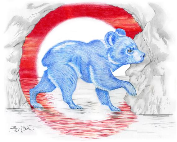 570x456 chicago cubs living logo etsy - Chicago Cubs Drawings