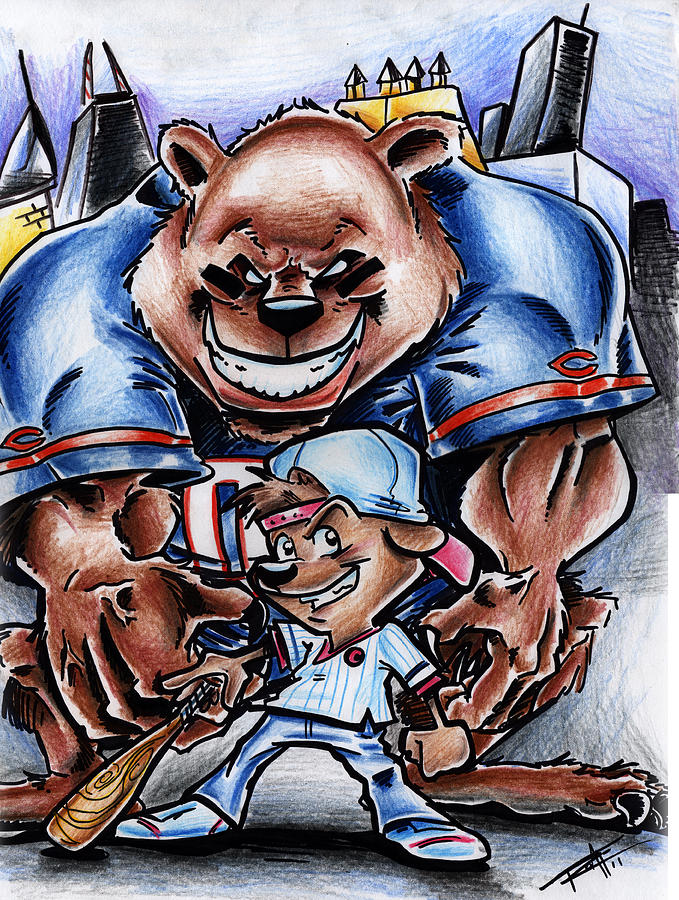 679x900 bears and cubs drawing - Chicago Cubs Drawings