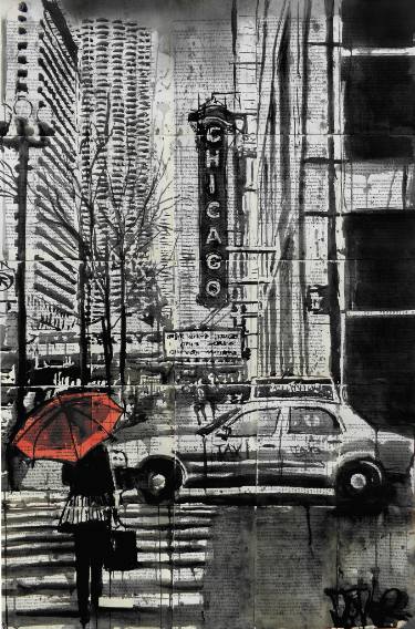 375x568 Chicago That Toddling Town Drawing - Chicago Drawing