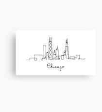 210x230 Bus Station Drawing Canvas Prints Redbubble - Chicago Skyline Line Drawing