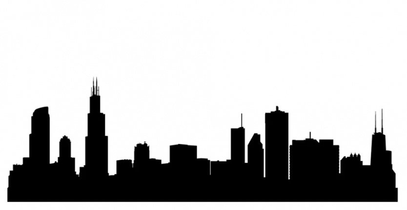 Chicago Skyline Outline Drawing at PaintingValley.com | Explore