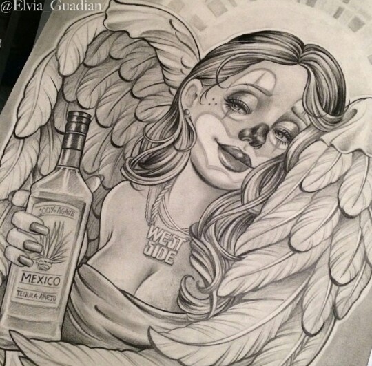 540x532 Valerie Vasquez - Chicano Drawings