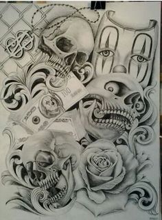 Chicano Drawings at PaintingValley.com | Explore collection of Chicano ...