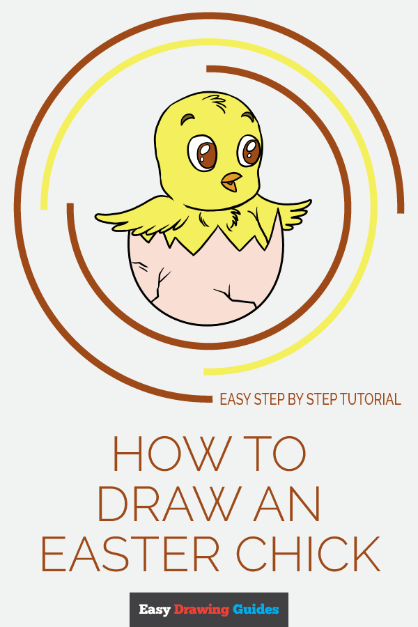600x900 how to draw an easter chick - Chick Drawing Images