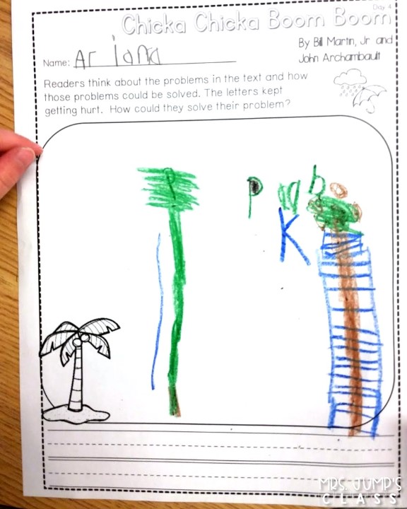 576x720 Chicka Chicka Boom Boom Activities For Back To School - Chicka Chicka Boom Boom Drawing