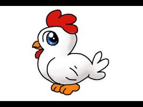 480x360 How To Draw A Chicken For Kids - Chicken Drawing
