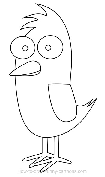 350x592 Drawing A Chicken Cartoon - Chicken Drawing Cartoon