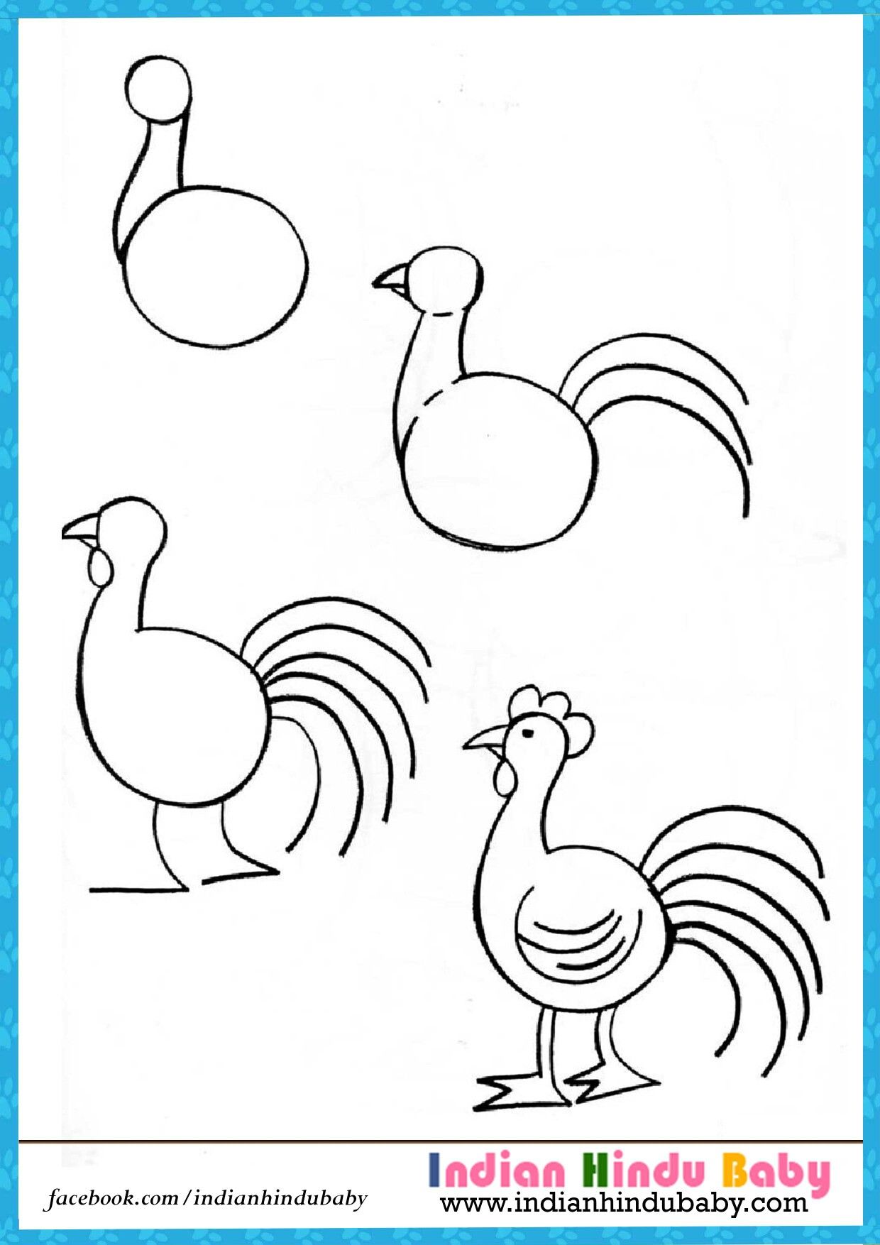 1240x1754 Drawing Tips For Kids In Drawings - Chicken Drawing For Kids