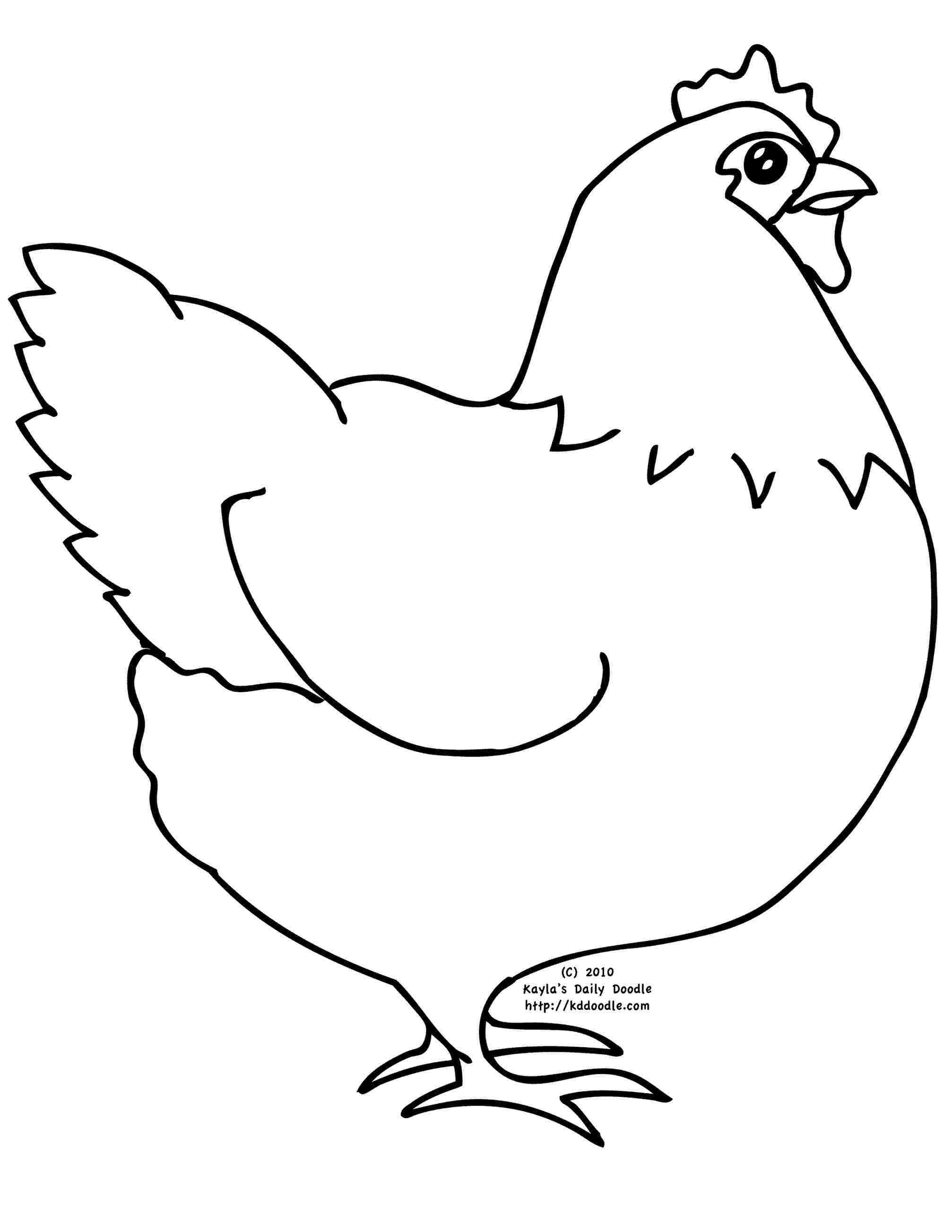 2014x2607 Drawings Of Chickens - Chicken Drawing Images