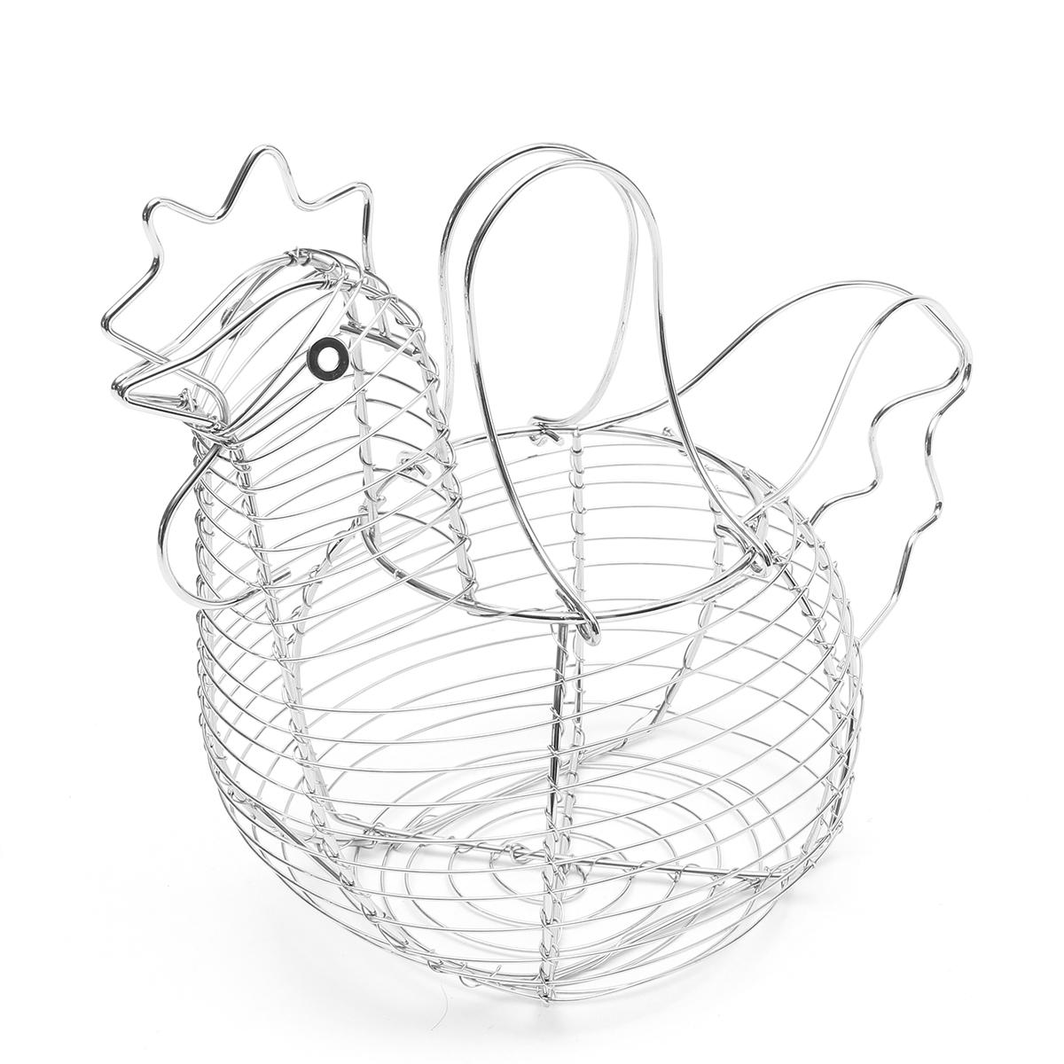 1200x1200 Chicken Egg Basket Steel Wire Egg Fruit Collecting Storage Basket - Chicken Egg Drawing