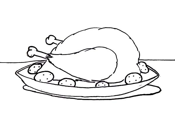 600 Top Coloring Pages Of Chicken Food  Images