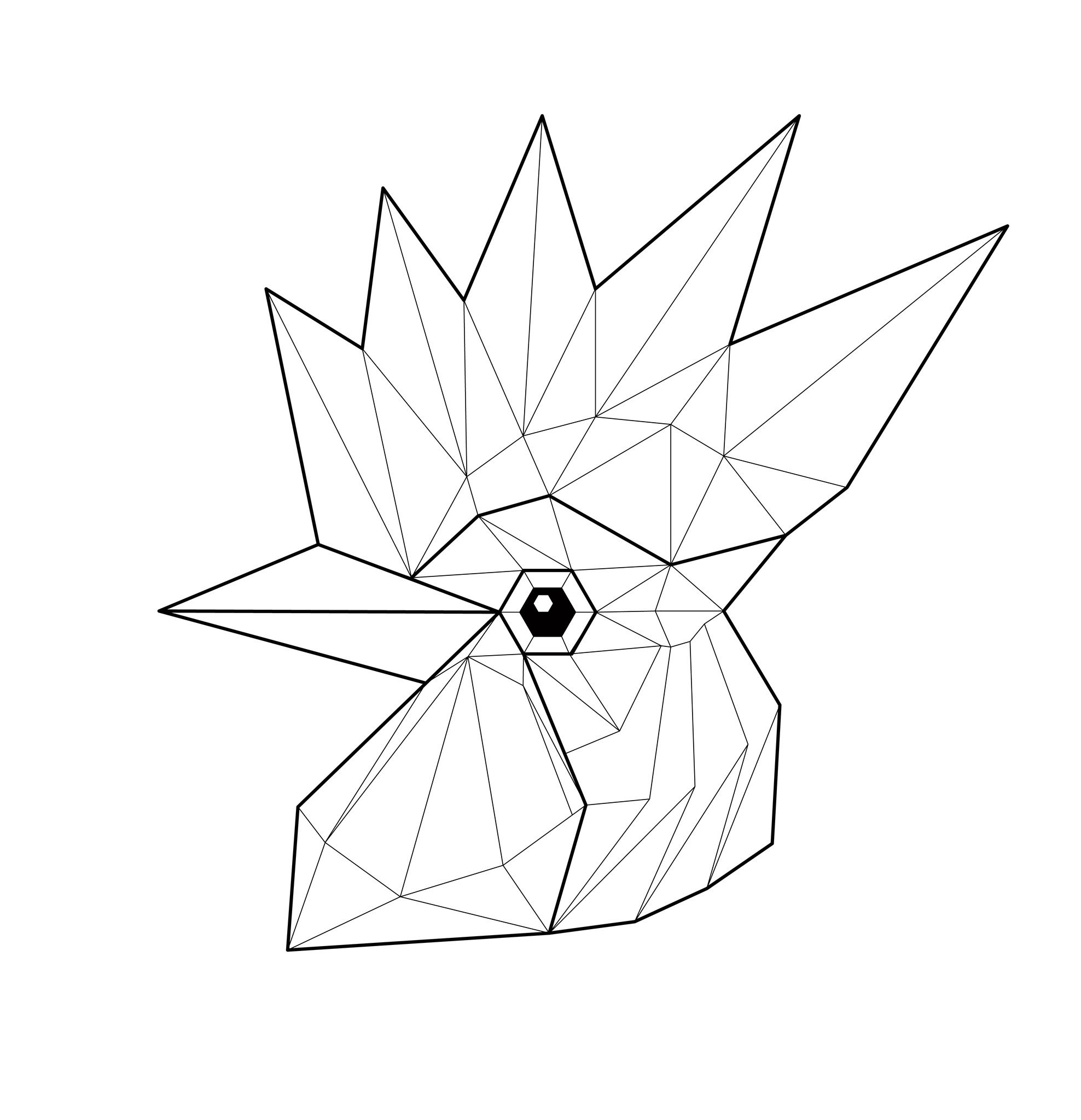 1976x2048 Temporary Tattoos - Chicken Head Drawing