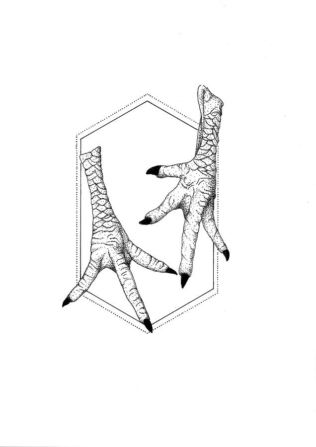 636x900 chicken legs drawing - Chicken Leg Drawing