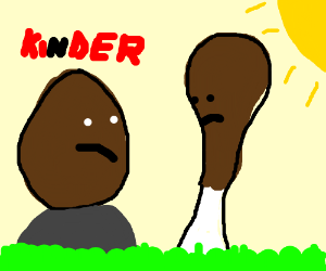 300x250 kinder egg chicken leg drawing - Chicken Leg Drawing