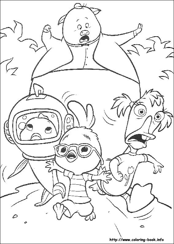 567x794 Chicken Little Coloring Picture - Chicken Little Drawing