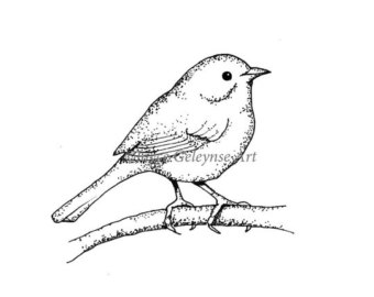 340x270 digital stamp chicken drawing hen poultry outline art etsy - Chicken Outline Drawing