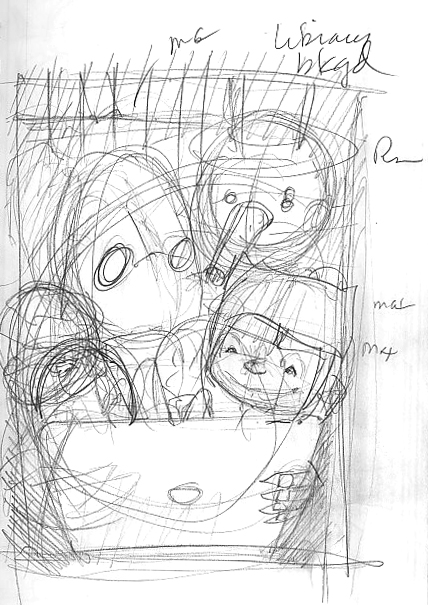 428x605 pixel shavings from chicken scratch to final - Chicken Scratch Drawing