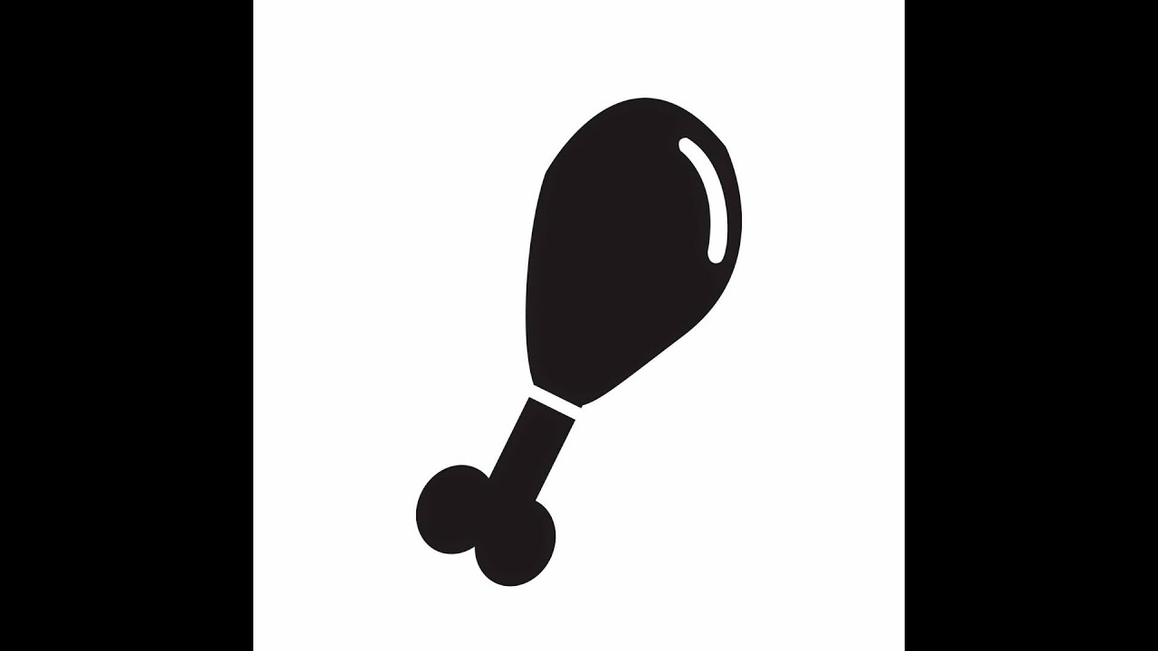 1280x720 chicken wing icon - Chicken Wing Drawing