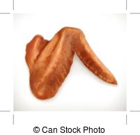 201x194 chicken wings illustrations and clipart chicken wings - Chicken Wing Drawing