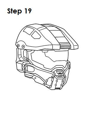 300x388 how to draw master chief - Chief Drawing