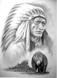 235x321 native american pencil drawings native american indian chief - Chief Drawing
