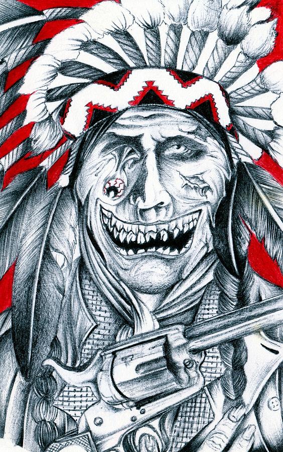 564x900 zombie chief drawing - Chief Drawing