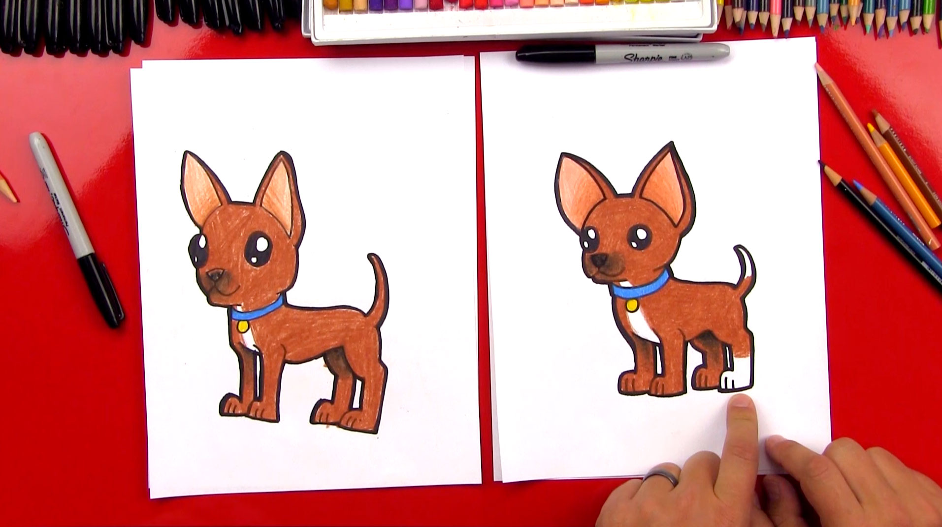 1913x1072 how to draw a chihuahua - Chihuahua Dog Drawing