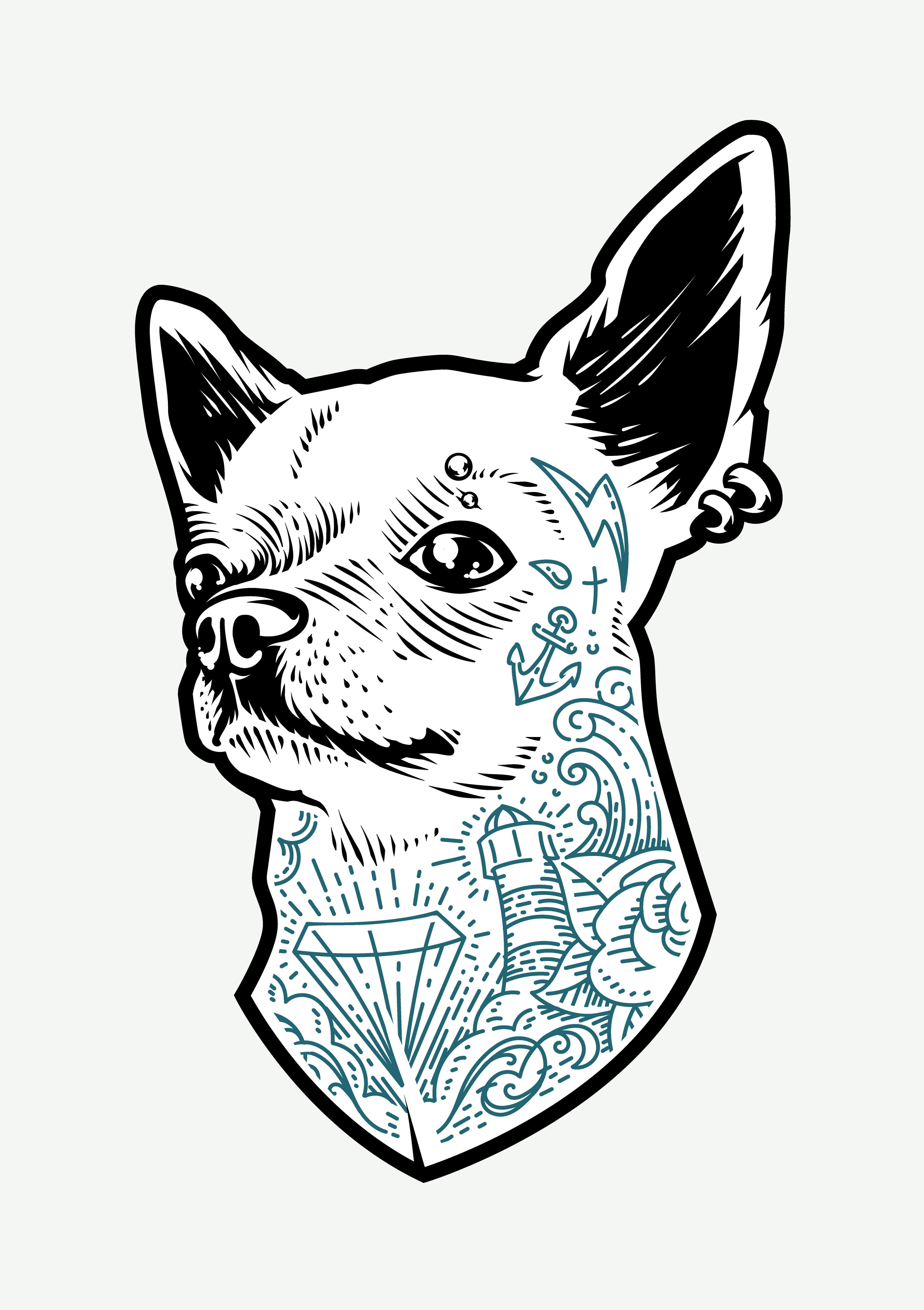 Chihuahua Line Drawing at Explore collection of