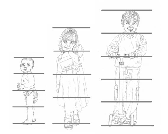 568x456 A Look - Child Anatomy Drawing