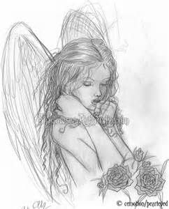 242x300 Child Angel Drawings In Pencil - Child Angel Drawing