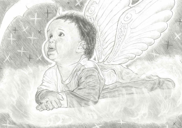 620x436 Angel Drawings, Art Ideas Design Trends - Child Angel Drawing