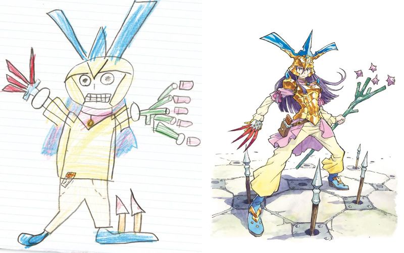 800x501 professional artist redraws his kids' artwork in touching book - Child Art Drawing