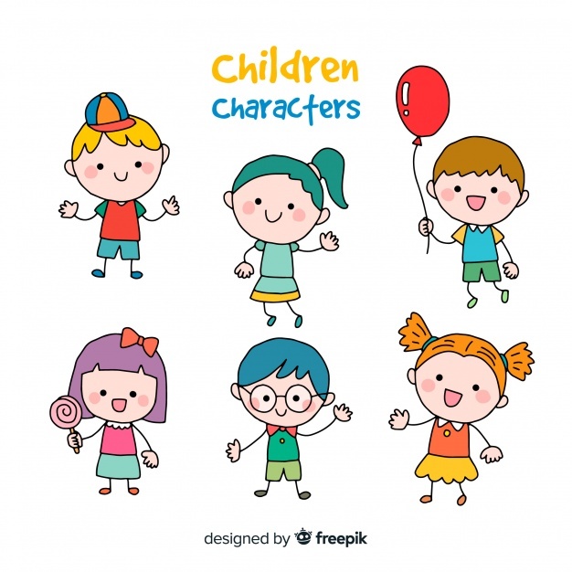 626x626 Cartoon Vectors, Free In Format - Child Cartoon Drawing