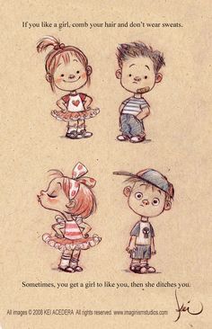 236x366 cartoon drawings of children i bet it would take two seconds - Child Cartoon Drawing